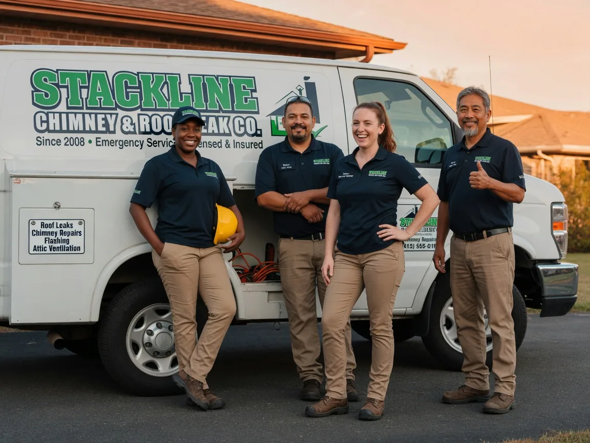Chimney flashing repair company in Walkertown, NC